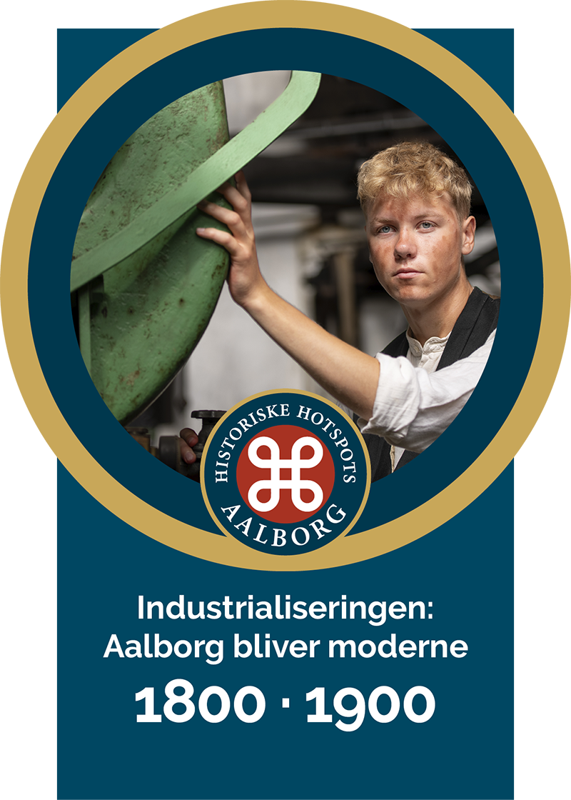 Plakat: Aalborg Industrialisering udstilling, 1800-1900.